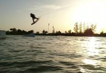 Kuba Dytkowski w Star Wake Cablepark